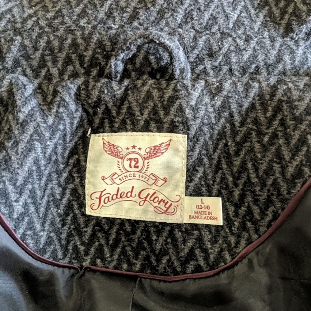 Faded Glory Pea Coat